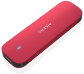 Caja Externa para Disco SSD M.2 NVMe Aisens ASM2-027RED/ USB 3.2/ Sin tornillos