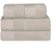Juego de Toallas 2Baño+2Mano de 500 gsm 100% Algodón. Palck de 4 unidades. Ideal para baño, Casa, Hotel, Piscina, Toalla para Playa. Resistentes, Suaves y Absorbentes.