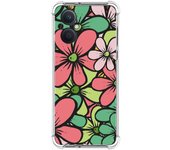 Funda Silicona Antigolpes para Oppo A96 5G diseño Flores 02 Dibujos