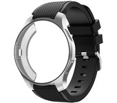 Silicone Case+band For Samsung Galaxy watch 46mm 42mm strap Gear S3 Frontier Band Sports watchband+Protector watch case 42/46 mm