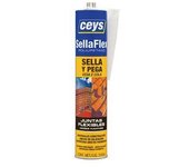 Ceys Masilla Sellaflex Negro Cartucho | Sella Materiales | Resistente a Golpes y Vibraciones