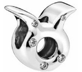 Charm Pandora Signo Zodiaco Tauro circonitas transparentes