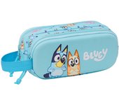 Estuche Portatodo De Doble Compartimento Bluey 3D Y Amigos - Safta