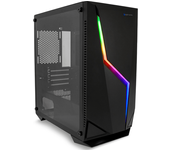 Caja COOLBOX Caja para PC micro ATX M235 RGB Negro