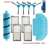 Accessories For Cecotec Conga 5490 6090 7090 Robot Vacuum Cleaner Main Side Brush Hepa Filter Mop Cloth Replacement Spare Parts