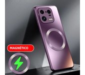 AG Matte Silicone Hard Case For Xiaomi Mi 14 13 13T 12 12T 11 Poco F3 F4 F5 Pro Frosted Phone Magnetic Wireless Charging Case