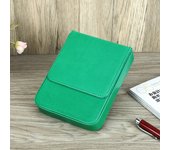 CONTACT'S FAMILY Handmade Fountain Pen Case Leather For Men Women Holder Pen Pouch Retro Pen Box Organizer Boys Girls School