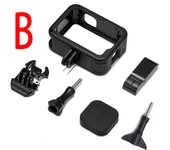 Frame Case for GoPro Hero 12 11 10 9 Black Protective Cover Housing Cage Lens Cap Cold Shoe Mount for Go Pro Hero10 Accessories