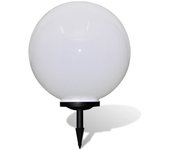 vidaXL Lámpara de Suelo de Jardín Forma de Bola Luz LED Energía Solar Dimensiones 40 cm, 50 cm