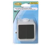 SANCO STORE - ORYX Interruptor / Conmutado Oryx  Doble con tapa gris