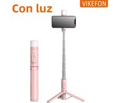 Bluetooth post selfie con trípode inalámbrico plegable y disparador Bluetooth para iPhone 15 14 Samsung S24 S23 monopod para fotografía en vivo