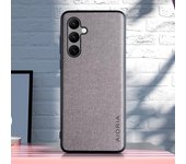 Luxury Textile Leather Case for Samsung Galaxy A55 A35 A25 A15 5G Soft Hard Phone Cover Precise camera hole position Solid color