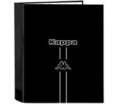 SAFTA  CARPETA CARTON FOLIO 4 ANILLAS LOMO ANCHO KAPPA DARK KAPPA DARK 6x27x33 Cms.