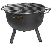 Barbacoa de Sobremesa Redonda con Parrilla Zincada Ø30x28cm Imex El Zorro