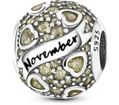 December Birthstone Series Charms 925 Sterling Silver Charm Beads Fit Original Bracelet Pendants Diy Jewelry Gift For Women