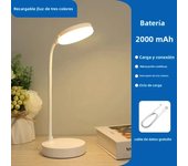 Portable LED Desk Lamp Eye Protection 3 Modes Dimming for Bedroom Bedside USB Touch  Charge College Student Book Readin Lamp2024