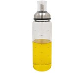 Aceitera Antigoteo de Cristal Borosilicato Tapón de Acero INOX con Tapa Que Se Abre Automatico para Cocina 550 ML-DAMDAM GO