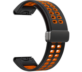 QuickFit 22MM 26MM Silicone Magnetic D Buckle Strap For Garmin Fenix 6XPro 5XPlus EPIX Gen2 TACTIX DELTA Bracelet Watchband