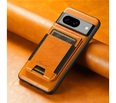 EUCAGR Luxury Magsafe Magnetic Wallet Leather Phone Case For Google Pixel 9 Pro Pixel 8 7 6 Pro 6A 7A 8APocket Card Holder Cover
