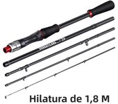 Sougayilang 1.8m 2.1m Lure Fishing Rod Carbon Fiber Spinning Casting Fishing Rod Bait Weight 10-30g Travel Fishing Pole Pesca