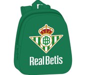 SAFTA - MOCHILA 3D REAL BETIS BALOMPIE 33x27 cm - Mochila con Asas Ajustables y Espalda Ergonomica - Mochila con Compartimientos con Cremallera - Mochila Diseño Único y Licencia Oficial By REAL BETIS BALOMPIE