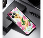 Disney Tinker Bell For iPhone 14 13 12 Mini 11 XS Pro Max X XR 8 7 6 Plus Soft Black Phone Case Cover