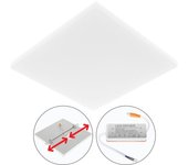 RUPIA Foco empotrable cuadrado 1x30W LED 2700lm 4000K 120° C.22xAn.22xAl.2cm Blanco