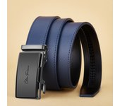 Belt for men Blue Striped Belt Automatic Buckle Belts Fashion Jeans Belt Designer Belts Genuine Leather Belt