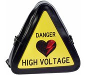 Oh My Pop High Voltage Bolso-Mochila Warning, Amarillo