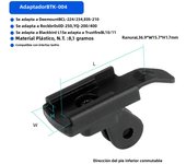 Durable Metal Bicycle Headlight Stand Mount Set Quick Mount Headlight Adapter for Gopro Interface Lamp Bracket MTB Lamp Holder