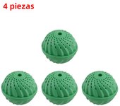 1-5pcs Eco Friendly Laundry Balls Natural Washing Machine Balls Reusable Laundry Detergent Alternative for Washing Machine Green