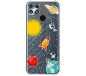 Funda Silicona Antigolpes para Realme Narzo 50A diseño Espacio Dibujos
