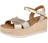 Shoes Cuñas Y Alpargatas marca Oh! My Sandals para mujer en color metalizado
