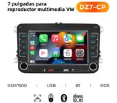 7" Carplay Android Auto Mirror Lin-k BT Car FM Radio HD RDS Multimedia Player For VW Passat B6 B7 Golf 5 6 Polo Seat Jetta Skoda