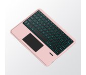 AJIUYU Wireless Touchpad Backlight Keyboard For iPad Pro 11 M4 2024 Air 11 4th 5th 6th 10th For ios Android Windows Tablet Phone