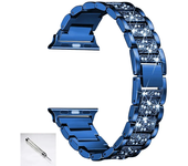 Bling Diamond Strap For Apple Watch Band 40mm 45mm 44mm 41mm 42mm 38mm Metal Belt For IWatch Series 7 SE 6 5 4 Ladies Bracelet