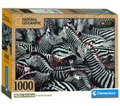 Puzzle 1000 Piezas Cebras Africanas National Geographic Clementoni