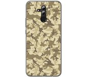 Tumundosmartphone Funda Gel Tpu para Huawei Mate 20 Lite Diseño Sand Camuflaje Dibujos