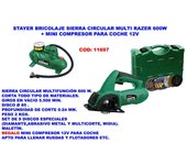 Stayer bricolaje sierra circular multirazer 85 600w+mini com.12v