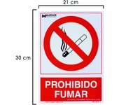 SANCO STORE - WOLFPACK LINEA PROFESIONAL Cartel Prohibido Fumar 30x21 cm.
