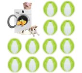 12Pcs Atrapa Pelos Lavadora,Quita Pelos Mascota, Reutilizable Bolas Atrapa Pelos para Lavadora,Apto para Lavadora y Secadora