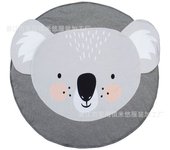 Colchoneta para gateo con aire acondicionado, colcha, Panda, Conejo, Zorro, Mariposa, León, jirafa, CISNE y mono.