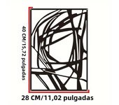 DDPNKL 4pcs/Set Abstract Metal Wall Art, Minimalist Decorative Single Line Art Wall Decor Metal Wall Sculpture Modern Wall Decor