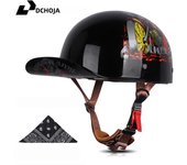 Motorcycle Helmet cascos Electric Vehicle Riding Locomotive for Harley Retro Half Helmet Four Seasons Universal Helmet Helmet