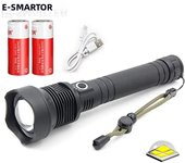 Super Bright LED Flashlight USB Rechargeable P70 Wick Tactical Torch Multi-Purpose Outdoor Lighting Telescopic Zoom Flashlight
