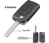 YIQIXIN Remote Car Key Shell Cover For Peugeot 207 307 308 407 607 807 For Citroen C2 C3 C4 C5 C6 HU83/VA2 Blade CE0523 CE0536
