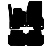 ACCESORIOS AUTOMOVIL LEVANTE Alfombras de Moqueta, Smart FOR FOUR W454 (2004-2006),5 PLAZAS, Color Negro, Calidad Standard, REF:SM0003S5N
