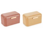 DKD Home Decor - Panera DKD Home Decor 30,50 x 20,7 x 15 cm Metal Terracota Amarillo Vintage (2 Unidades)