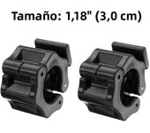 1“/2" Dumbbell Clips Barbell Clamp Collars Quick Release Standard Barbell Clip Non-Slip Lock for Gym Weightlifting Powerlifting
