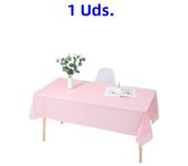 1pc Reusable Tablecloths 137x183cm BPA Free Plastic Dining Table Cover Cloth for Parties Picnic Camping Disposable Tablecloths
